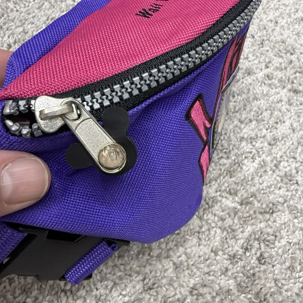 Walt Disney World Kids Minnie Mouse Fanny Pack Hip Bag Purple/Pink adjustable